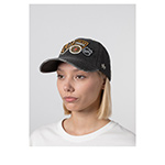 Бейсболка AMERICAN NEEDLE арт. SMU705A-VGK Vegas Golden Knights Iconic NHL (черный)